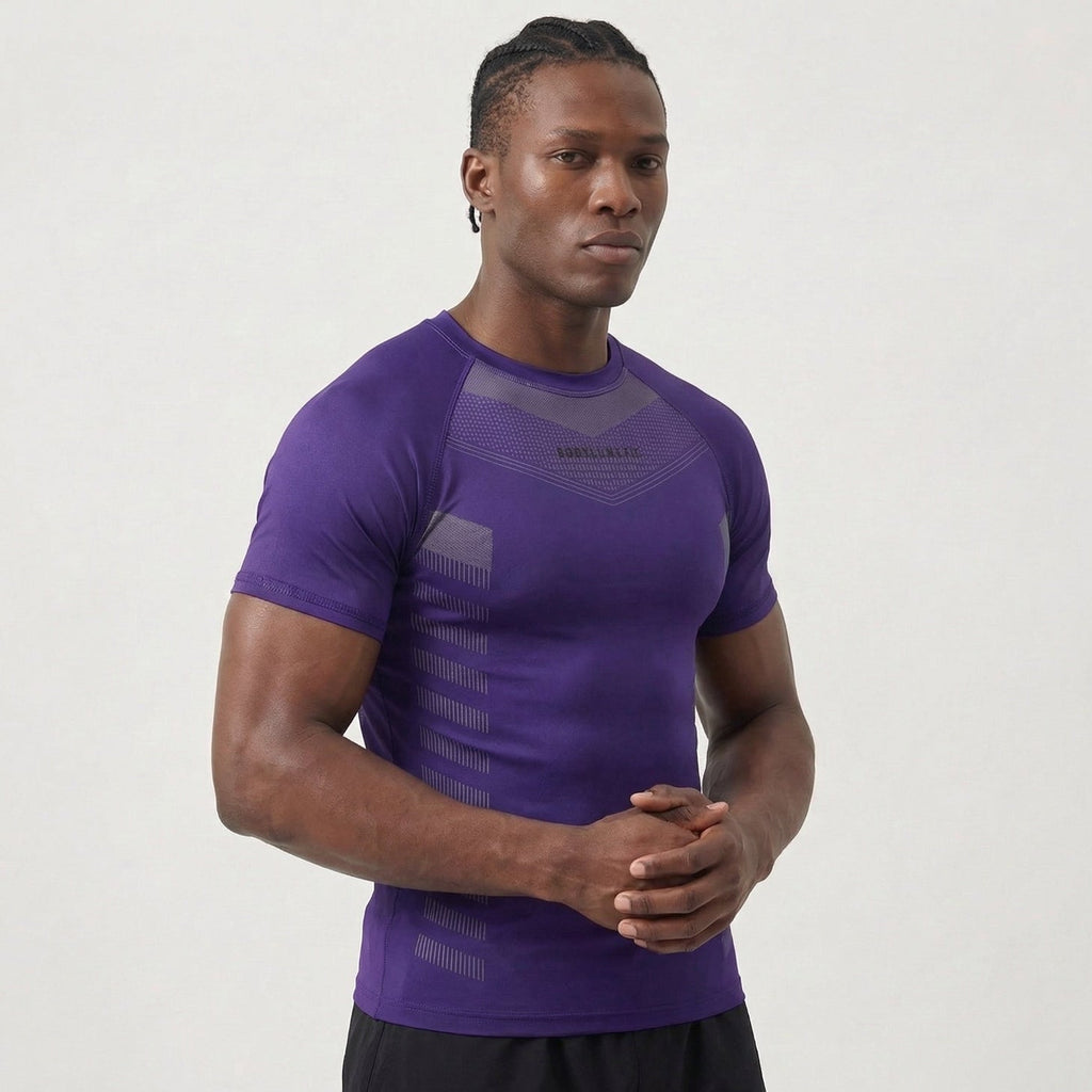 Performance BJJ Rash Guard | Short Sleeve Compression Top For No - Gi Grappling - BJJ OUTLET