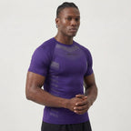 Performance BJJ Rash Guard | Short Sleeve Compression Top For No - Gi Grappling - BJJ OUTLET