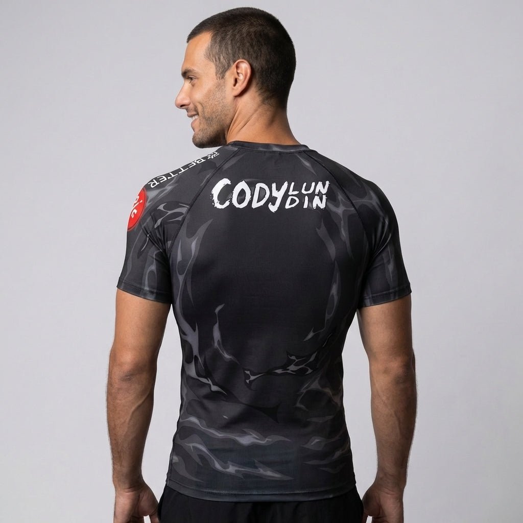 Always Injured Club BJJ rash guard | Compression top for grappling - BJJ OUTLET