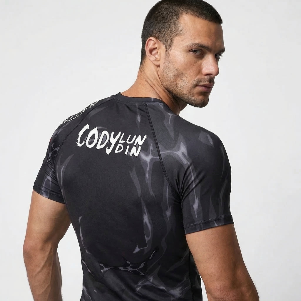 Always Injured Club BJJ rash guard | Compression top for grappling - BJJ OUTLET