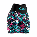 Floral Sleeves Women's BJJ Grappling Shorts | No - Gi Training Shorts - BJJ OUTLET