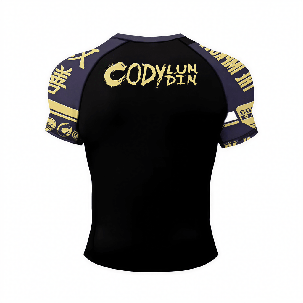 No Taps BJJ Rash Guard | Short Sleeve Compression Top For No - Gi Grappling - BJJ OUTLET