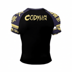 No Taps BJJ Rash Guard | Short Sleeve Compression Top For No - Gi Grappling - BJJ OUTLET